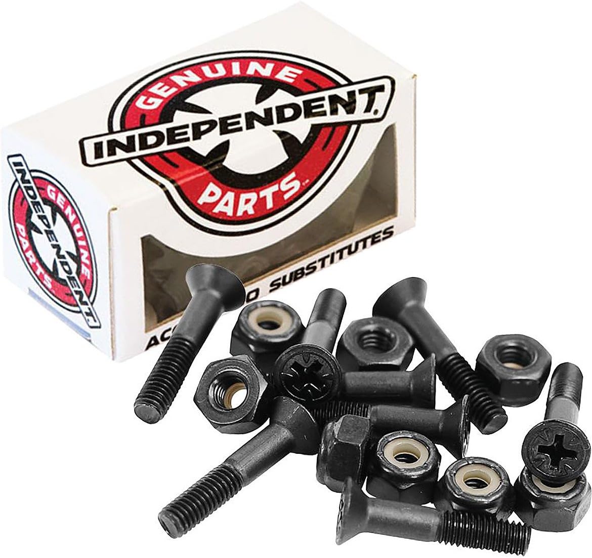 Genuine Parts Phillips Hardware 1" Black