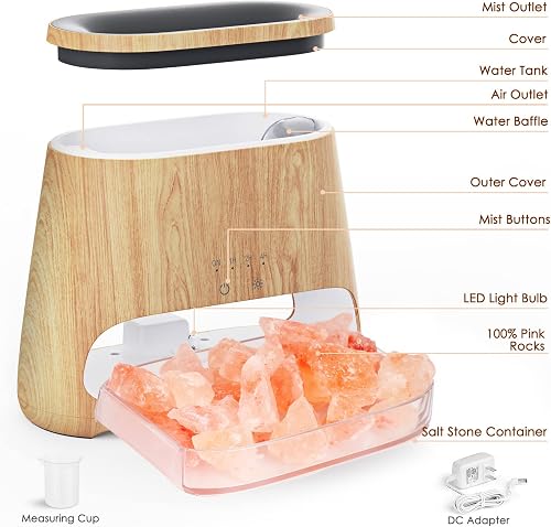SALKING Diffuseur Huiles Essentielles Effet Flamme 150 ML avec 3 Timer - 7