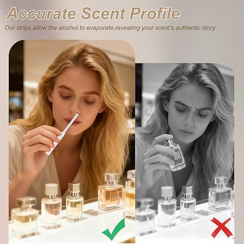 Miniatura 3 de 200 tiras de probador de perfume, tiras de prueba de fragancia desechables