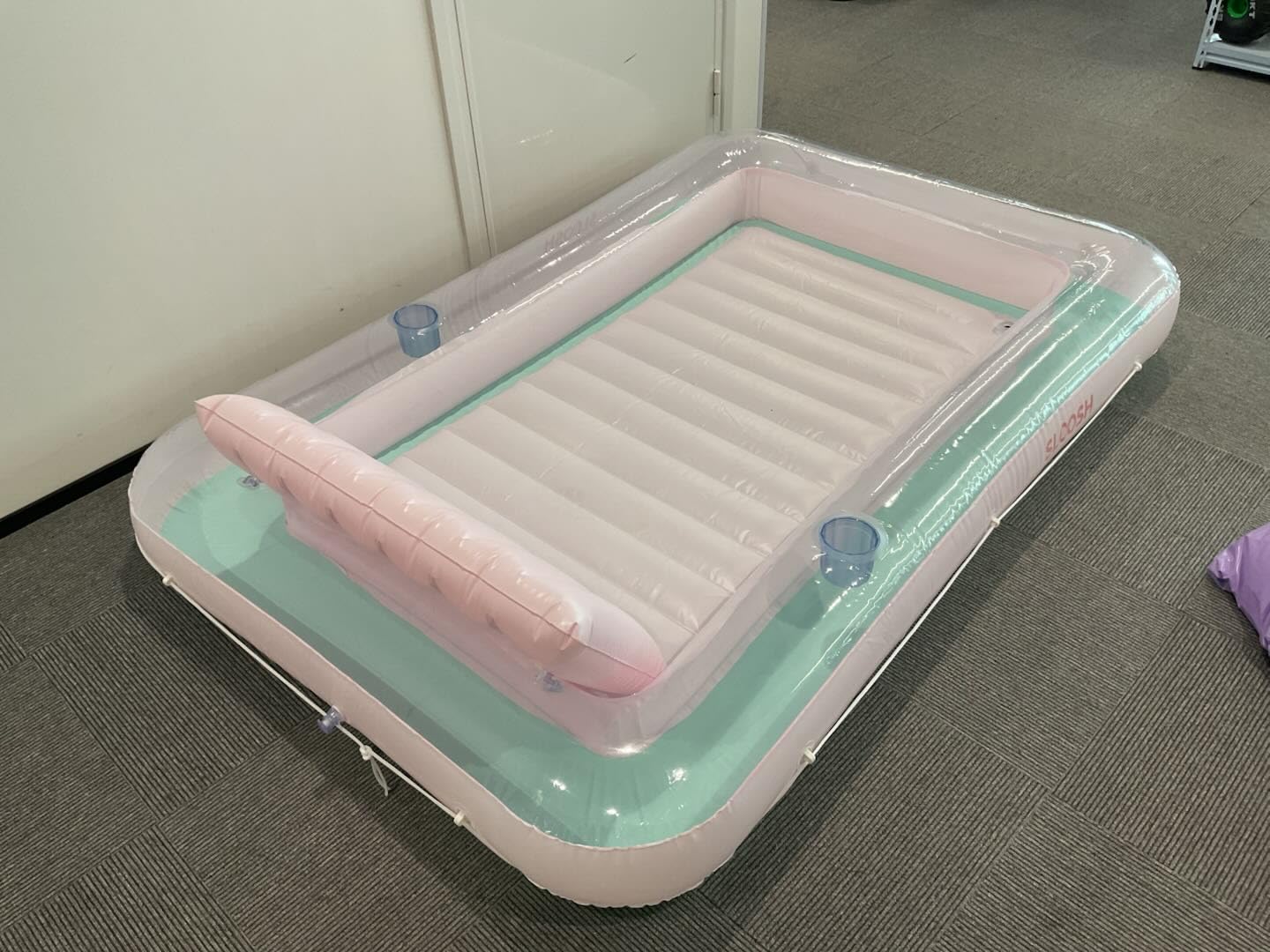 SLOOSH Inflatable Tanning Pool Lounger Float