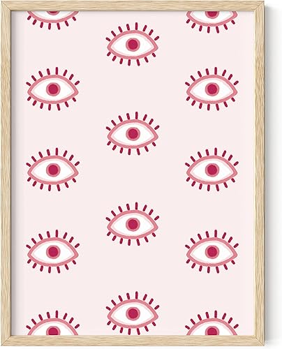 Miniatura 55 de Haus & Hues - Póster rosa con diseño artístico de CDs de los años ´90 para pared de habitación, póster estético para habitación VSCO, póster para CD