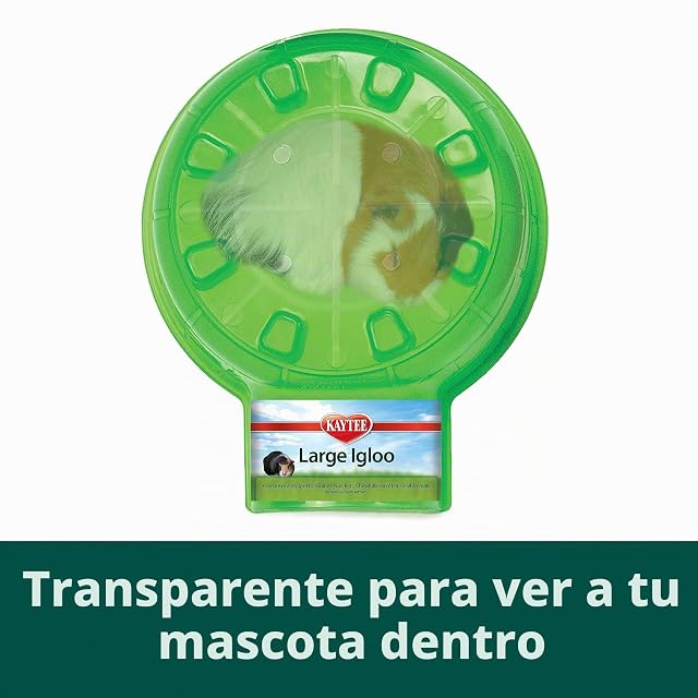Foto 6 de 8 de Kaytee Iglú Grande para Mascotas, escondite, casa, Nido, para Conejos Enanos, Hurones, Chinchillas