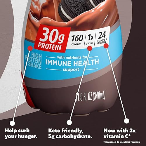 Vista 54 de Premier Protein - Batido de proteína sabor a masa de pastel, 30 gramos de proteína, 1 gramo de azúcar, 24 vitaminas y minerales, nutrientes