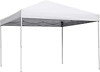 Vista 8 de F2C Tienda de campaña desplegable de 10 x 10 pies, plegable, ajustable, impermeable, protección solar, con bolsa de transporte con ruedas