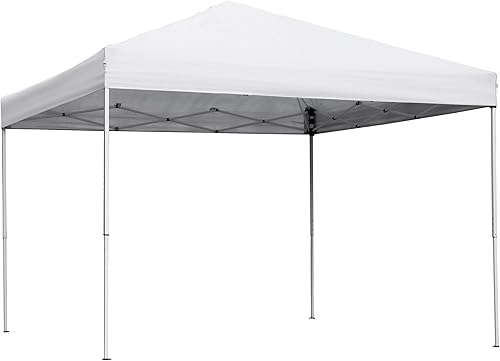 Miniatura 8 de F2C Tienda de campaña desplegable de 10 x 10 pies, plegable, ajustable, impermeable, protección solar, con bolsa de transporte con ruedas