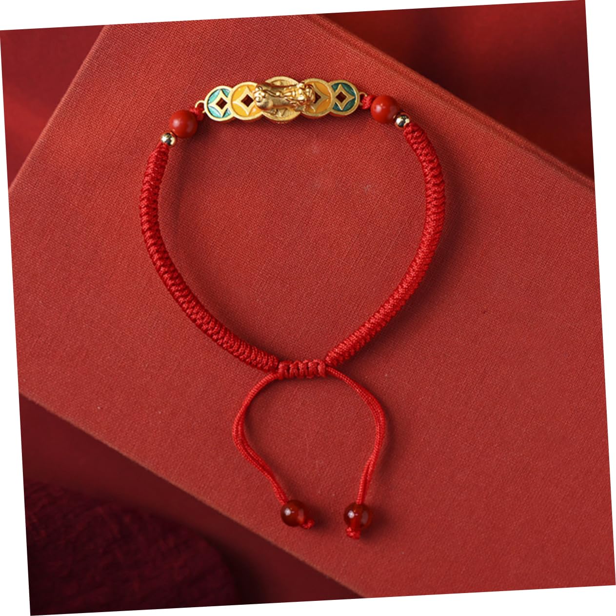 5 Piezas Pulsera Cuerda De Muñeca Tejida Accesorios Mujer Joyería De La Amistad Vestido De Discoteca Pendientes Disco De Amistad Cordón De Muñeca Rojo Cuerda