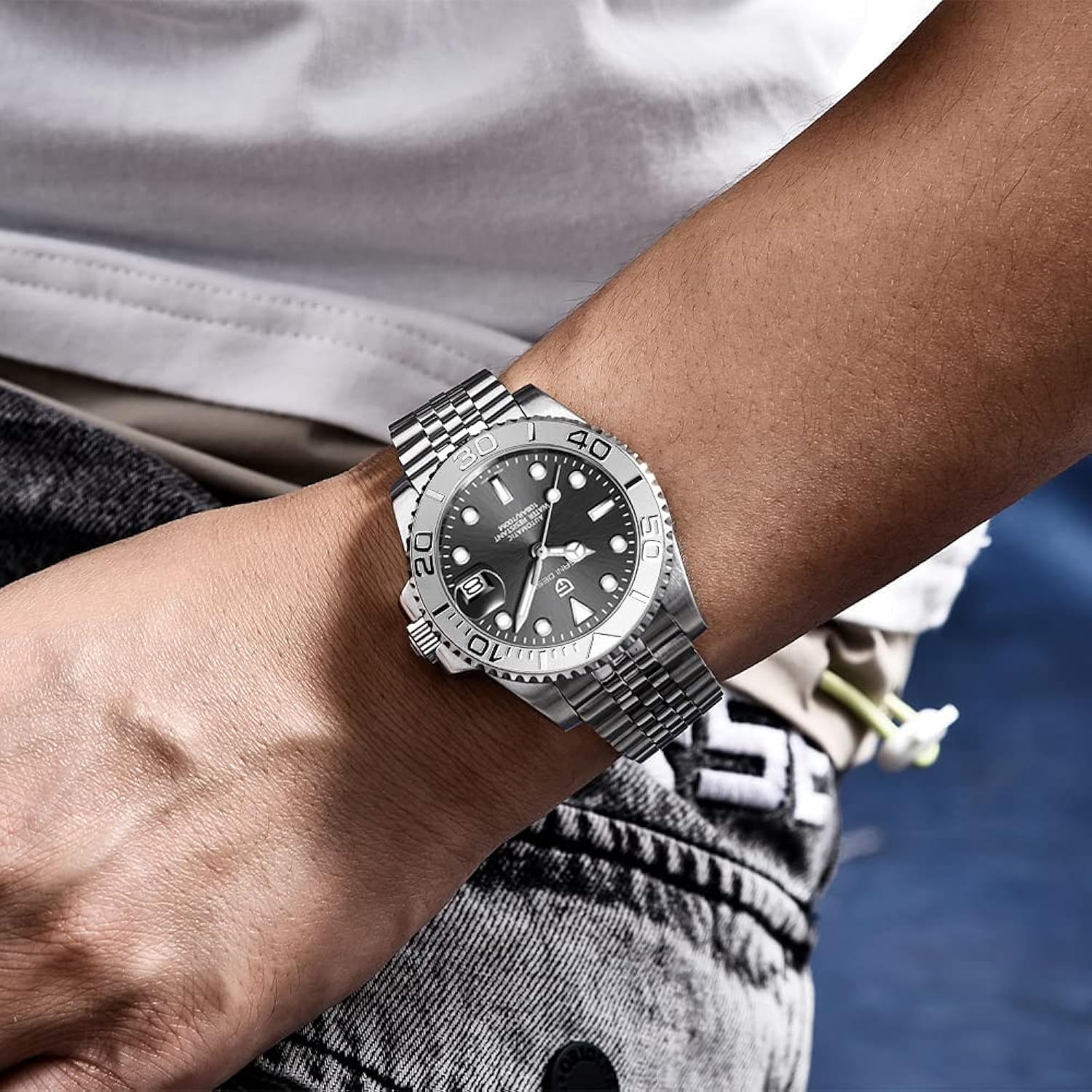 Pagani Design Orologio Uomo Automatico NH35 Meccanico 100M Impermeabile Moda Classico Yacht Orologi Da Polso Pagani Design Orologio Uomo Automatico NH35 Meccanico 100M Impermeabile Moda Classico Yacht Orologi Da Polso