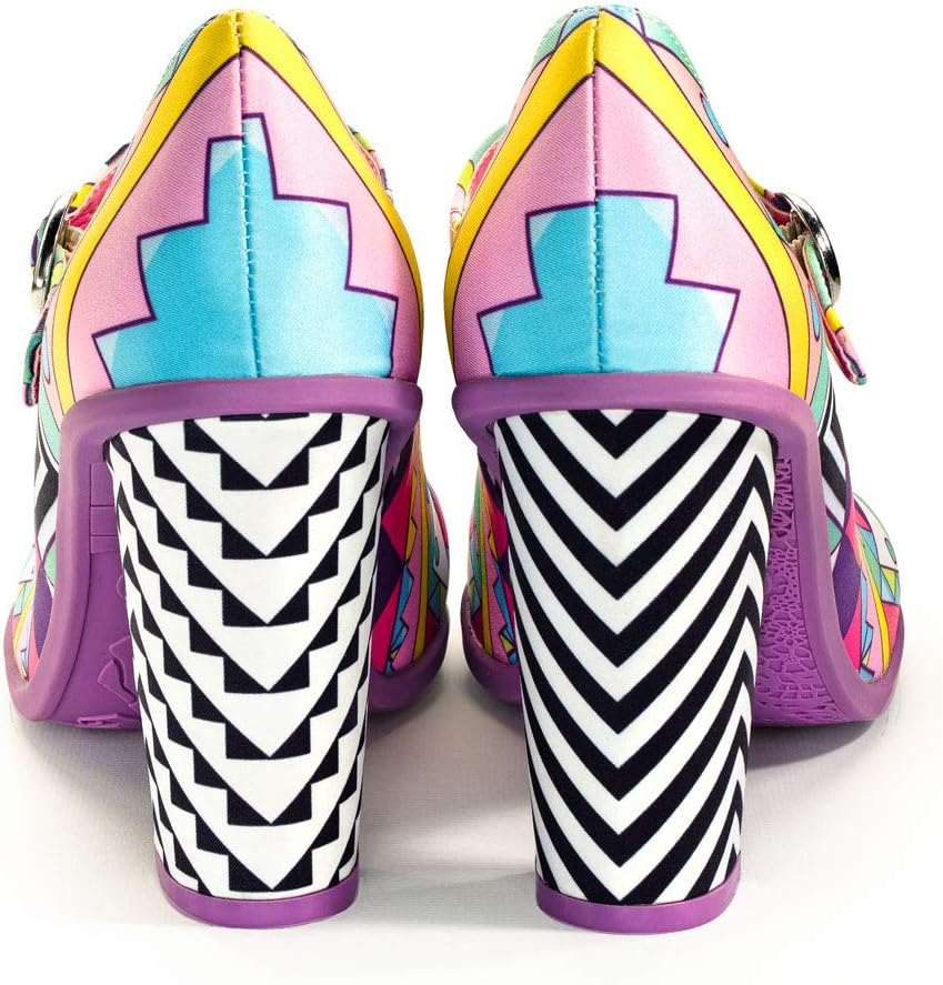 Hot Chocolate Design High Heels Women's Mary Jane Pump Multicoloured HCD - Image 3