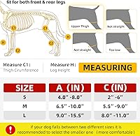Vista 5 de Rodillera de ACL para perro, rodillera de perro para pierna trasera desgarrada del ACL, soporte para pierna trasera de perro, soporte de pierna