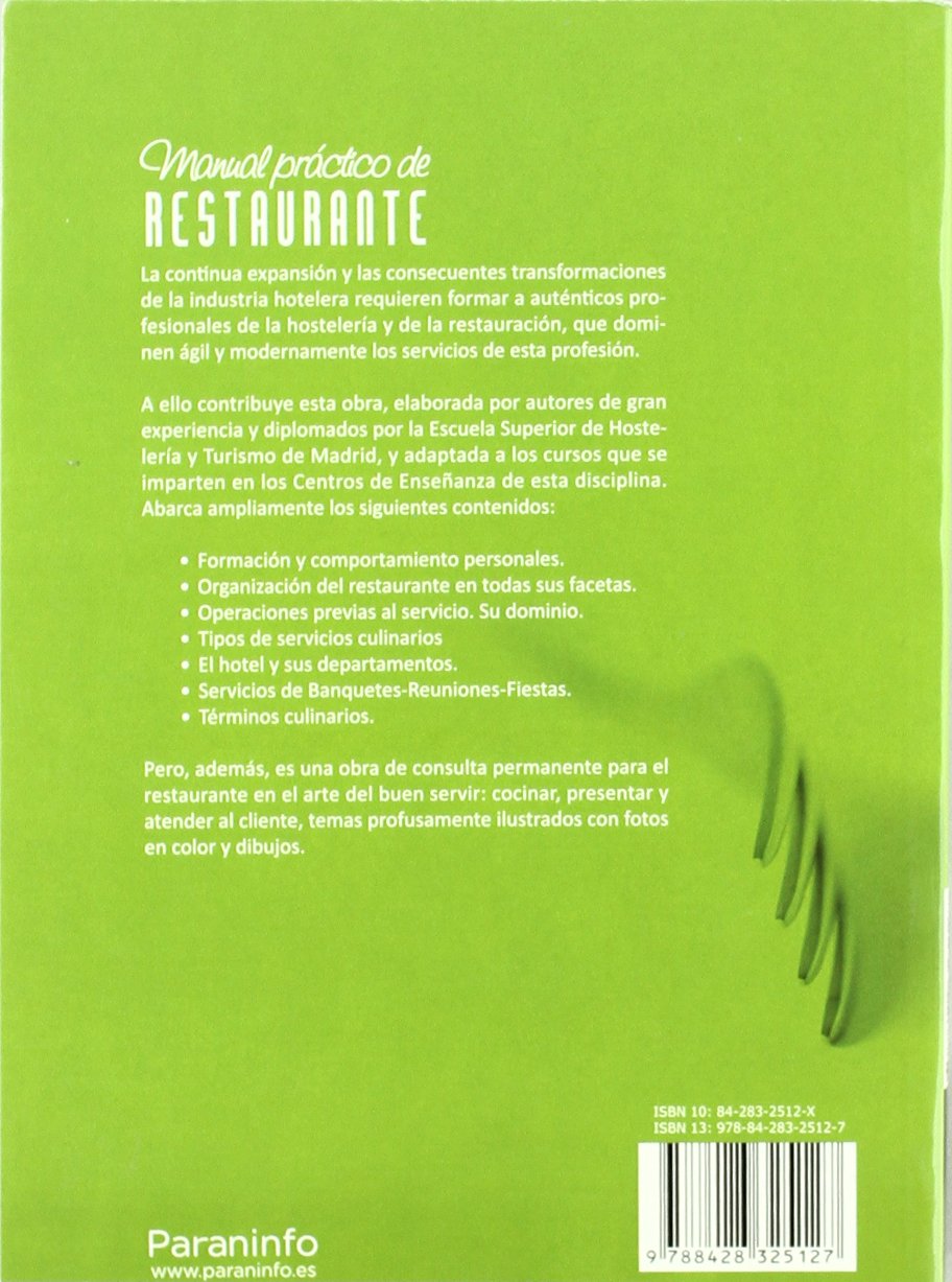 Manual practico del restaurante