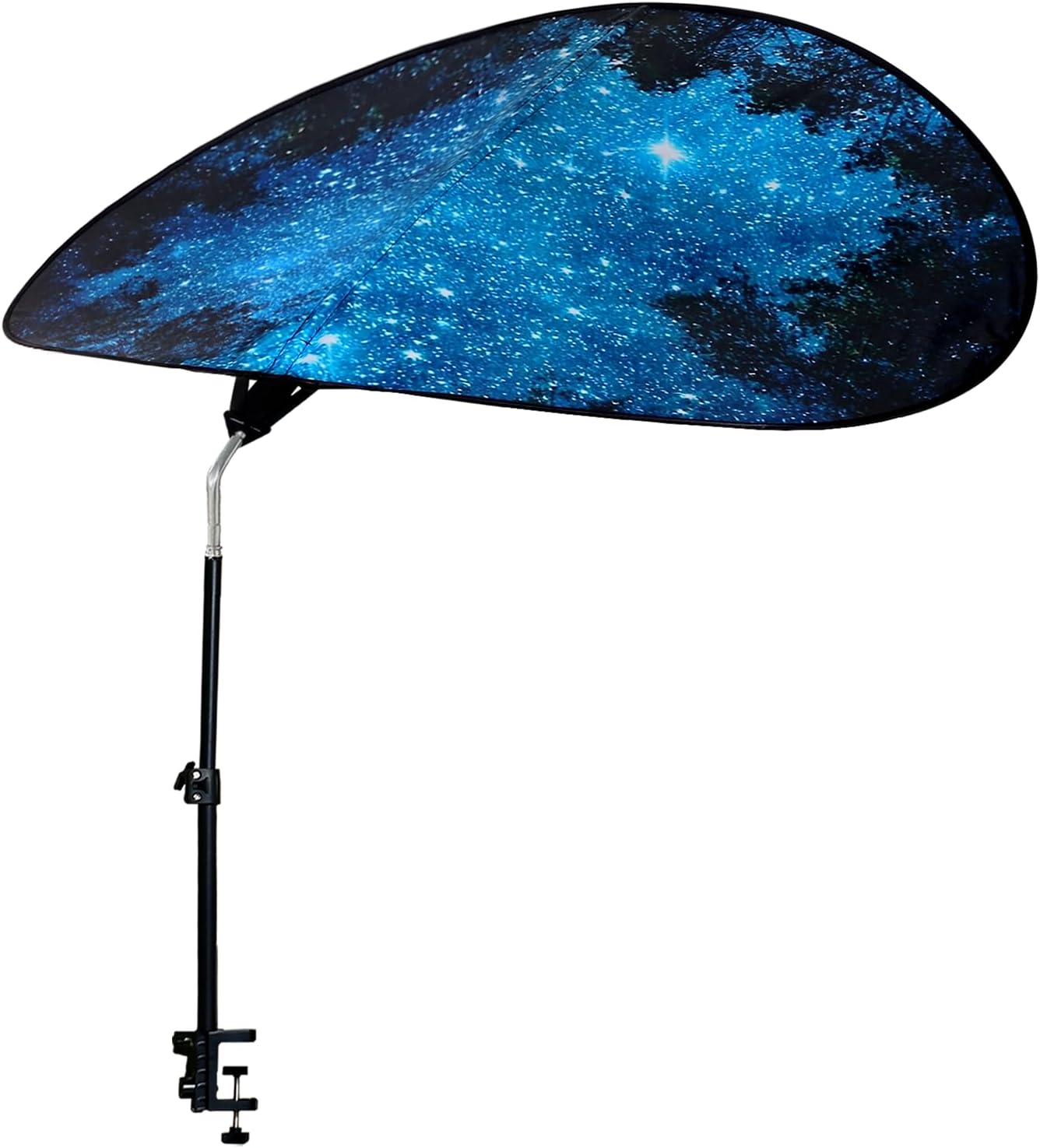 Large Size 52''Office Cubicle Shade Cubicle Desk LightShield to Block Anti-Glare Cover Light Sensitive Professionals Cubicle Light Quick Install Shading LightShade with Clamp(Patent Pending)