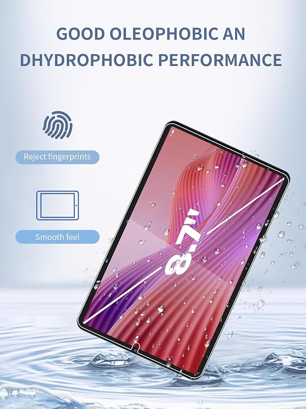 BOVUGAC [2 Pack] Screen Protector for Lenovo Tab One Tablet 8.7 Inch Tempered Glass Film, Screen Protector for Tab One 8.7" Tablet Anti-Scratch & Sensitive & 9H Hardness by BOVUGAC - Image 6