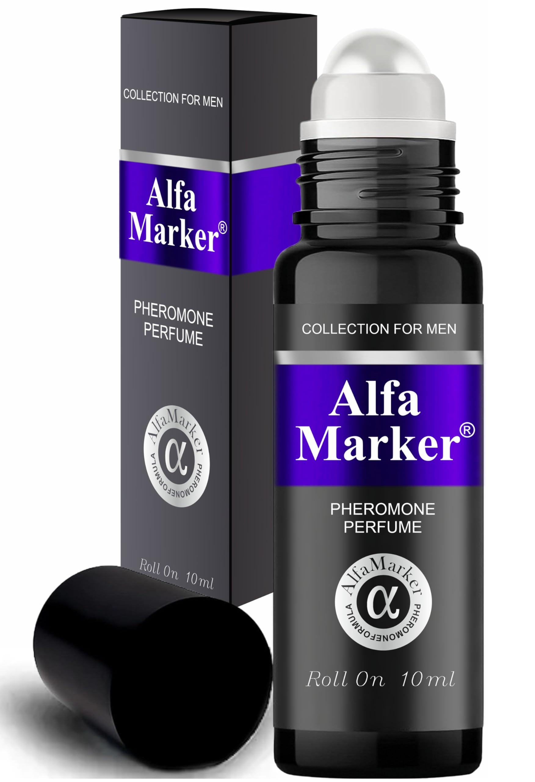 Pheromone Cologne for Men - Original Formula - Oil Pheromone Perfume for Men - Premium Long Lasting Scent - Feromonas para Hombres - Travel Size Roll On 10ml