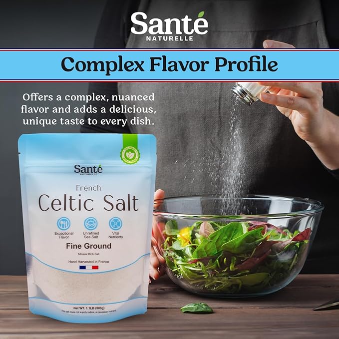 Sal Celtica Orgánica Fina Sante Naturelle - 1.1lb miniatura 4
