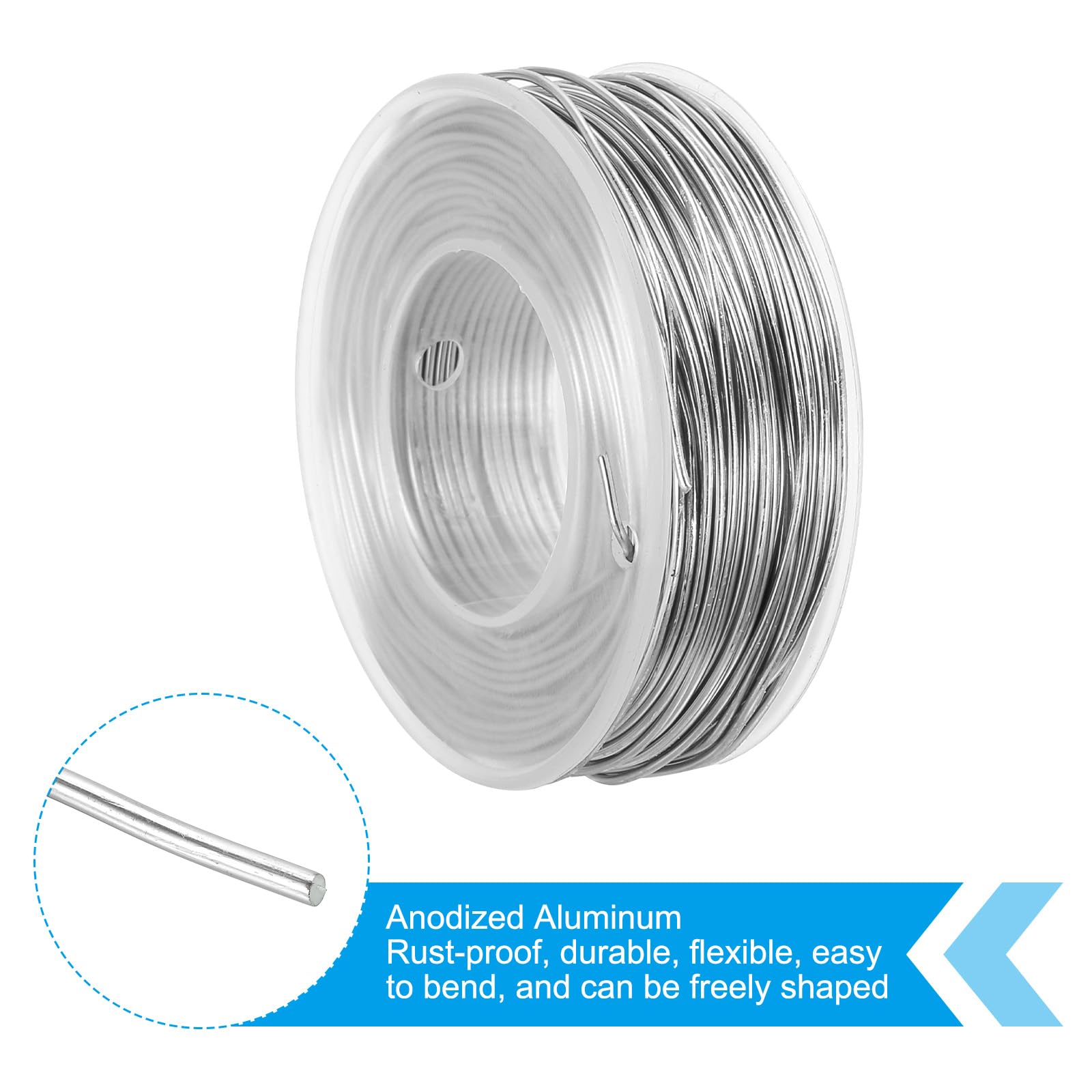 PATIKIL 100 Feet Aluminum Craft Wire - Image 3