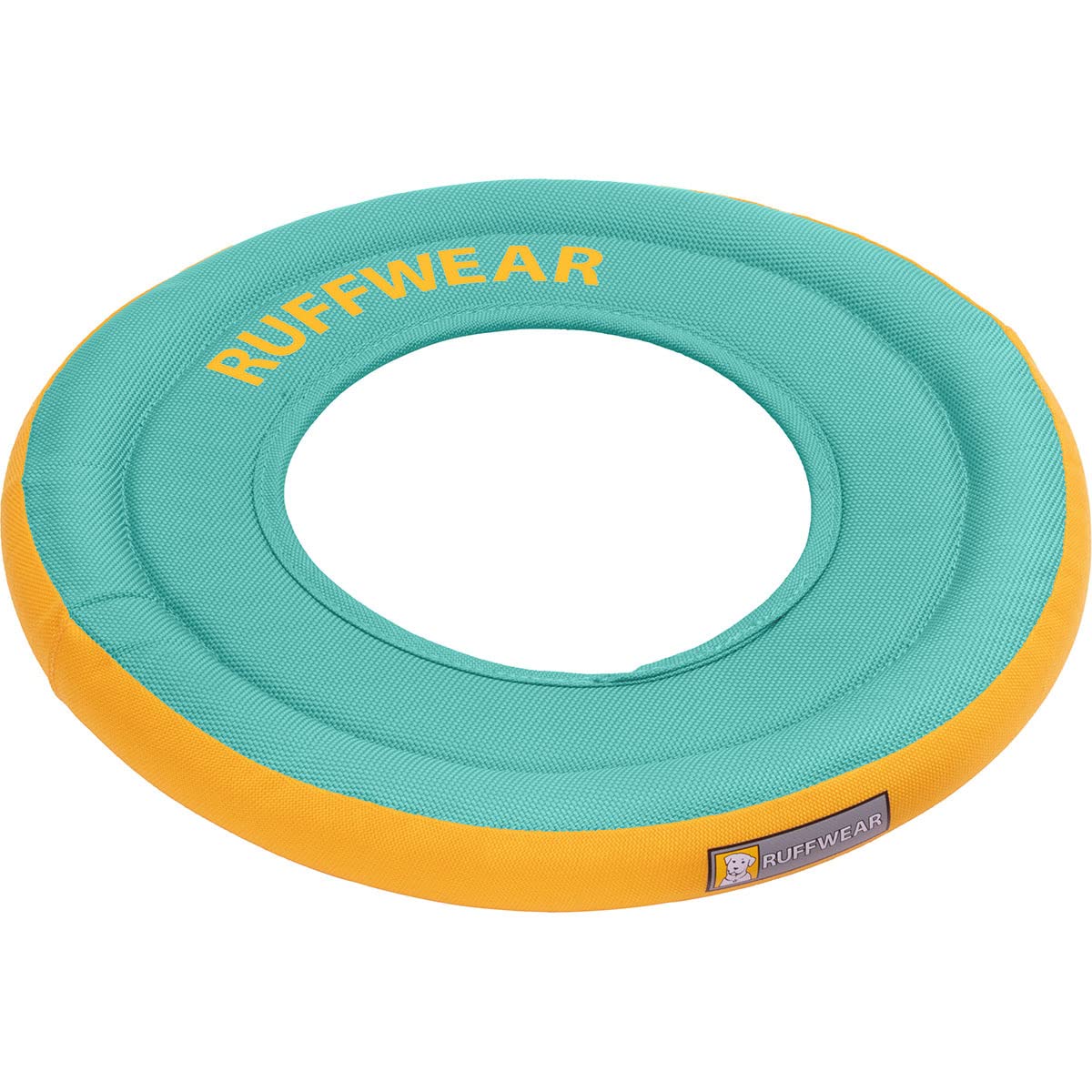 Hydro Plane Dog Flying Disc Toy, Floating Dog Frisbee, Aurora Teal, Medium