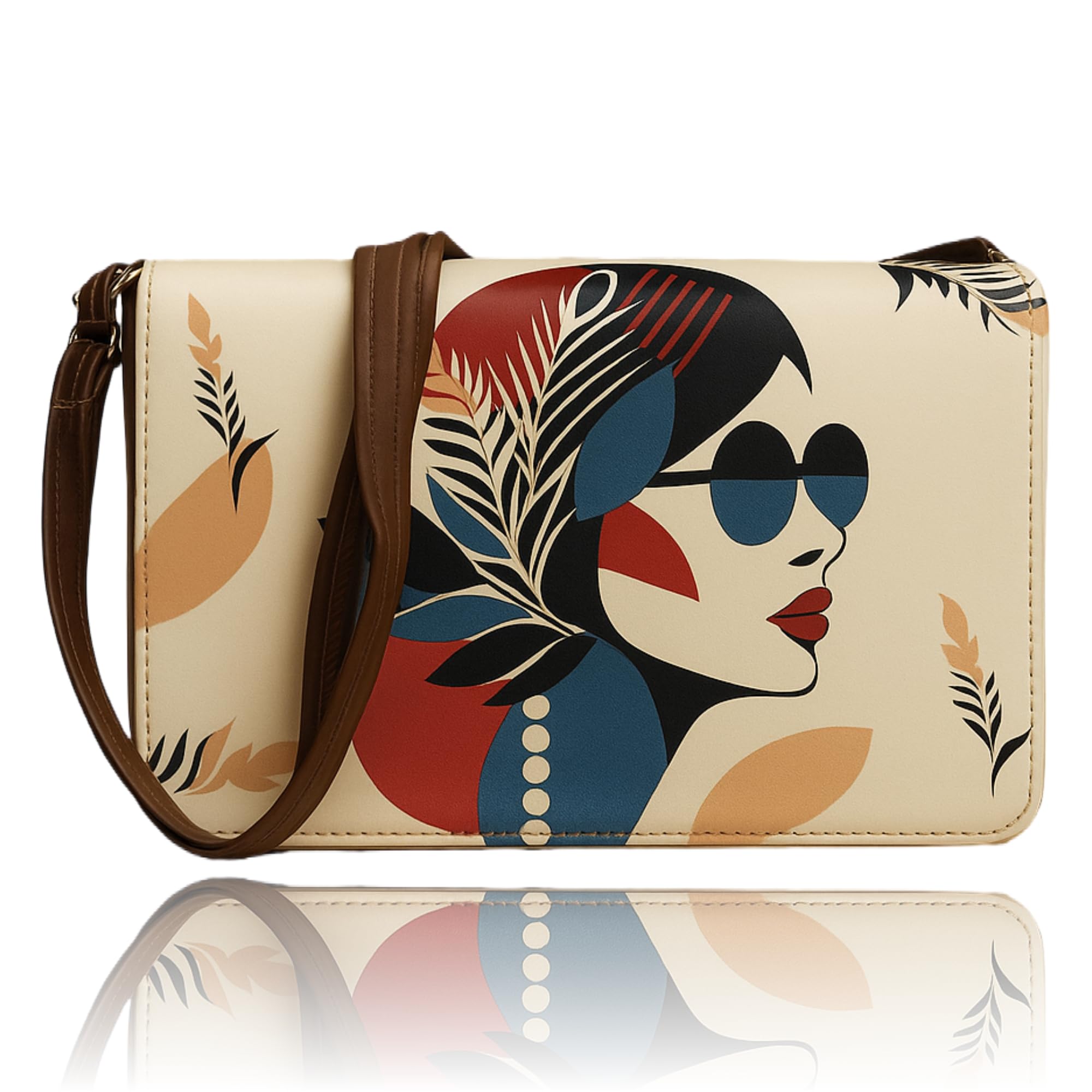 Sling Bag for Women Stylish Leather | Small Crossbody Purse for Girls | Mini Handbag with Pocket | Ladies Side Bag for Mobile, Wallet | Sling Bag-picture-10