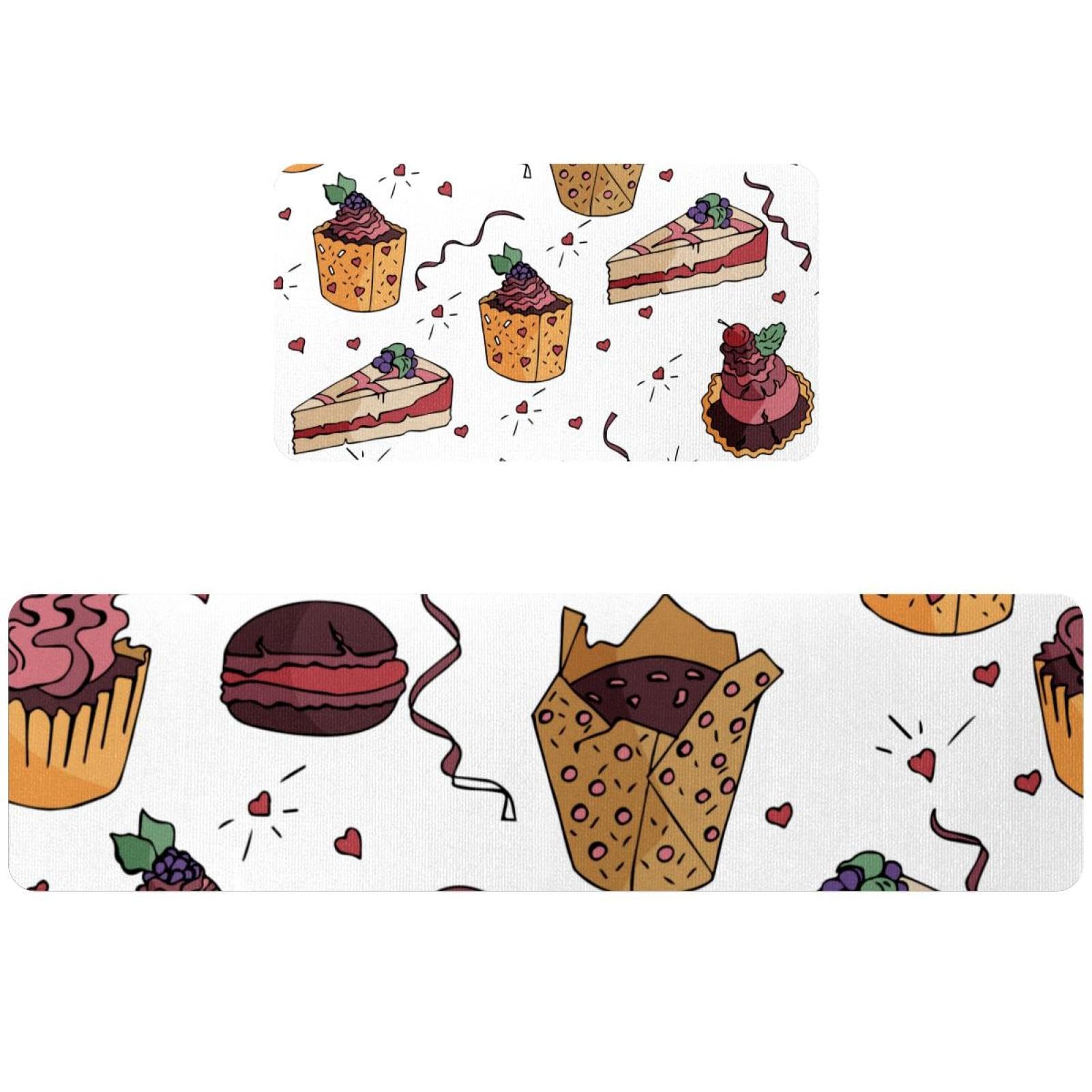 Tapete de cocina de 2 piezas lavable y alfombra absorbente