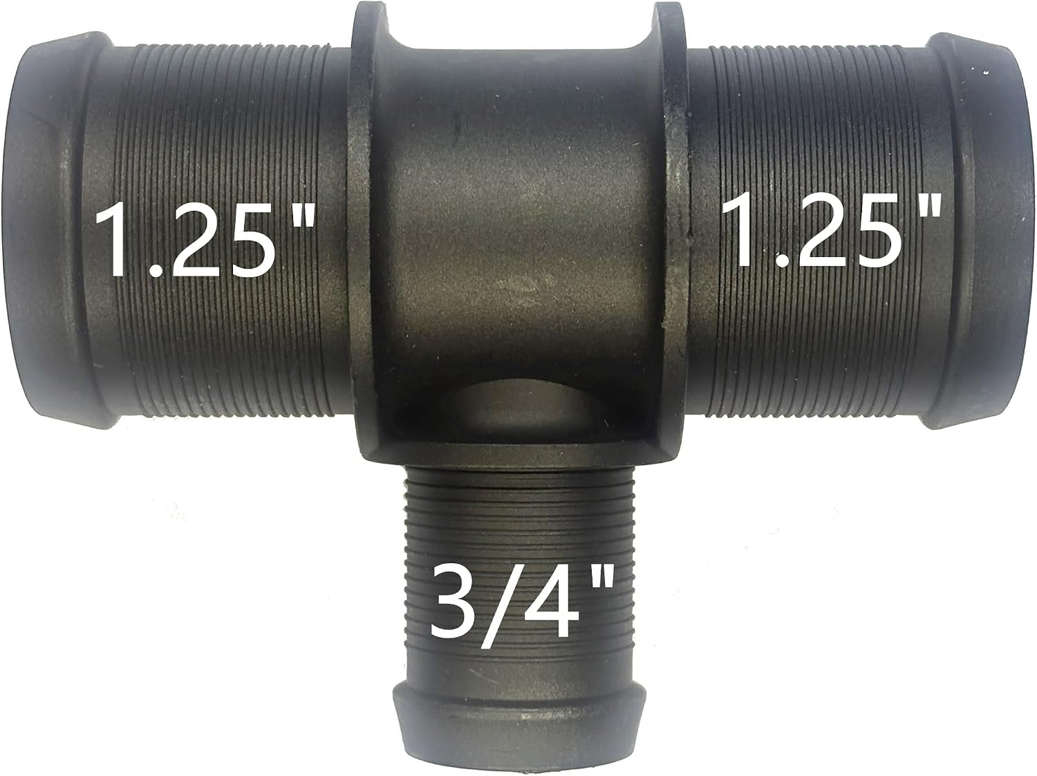 1.25" x 1.25" x 3/4", Coolant Hose Tee Connector,T-Fitting for Radiator, Heater Core & Overflow Tank,Cooling System Part 3-Way for Chevrolet,BMW,Audi,VW,Mercedes-Ben,Volvo,Buick,Ford,Honda,Kia,T-Joint