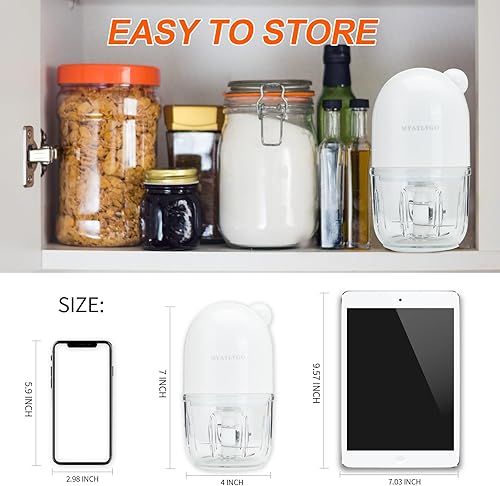 Miniatura 6 de Fabricante de alimentos para bebés, juego de procesador de alimentos 14 en 1 mejorado para alimentos y purés de frutas vegetales, carne, licuadora