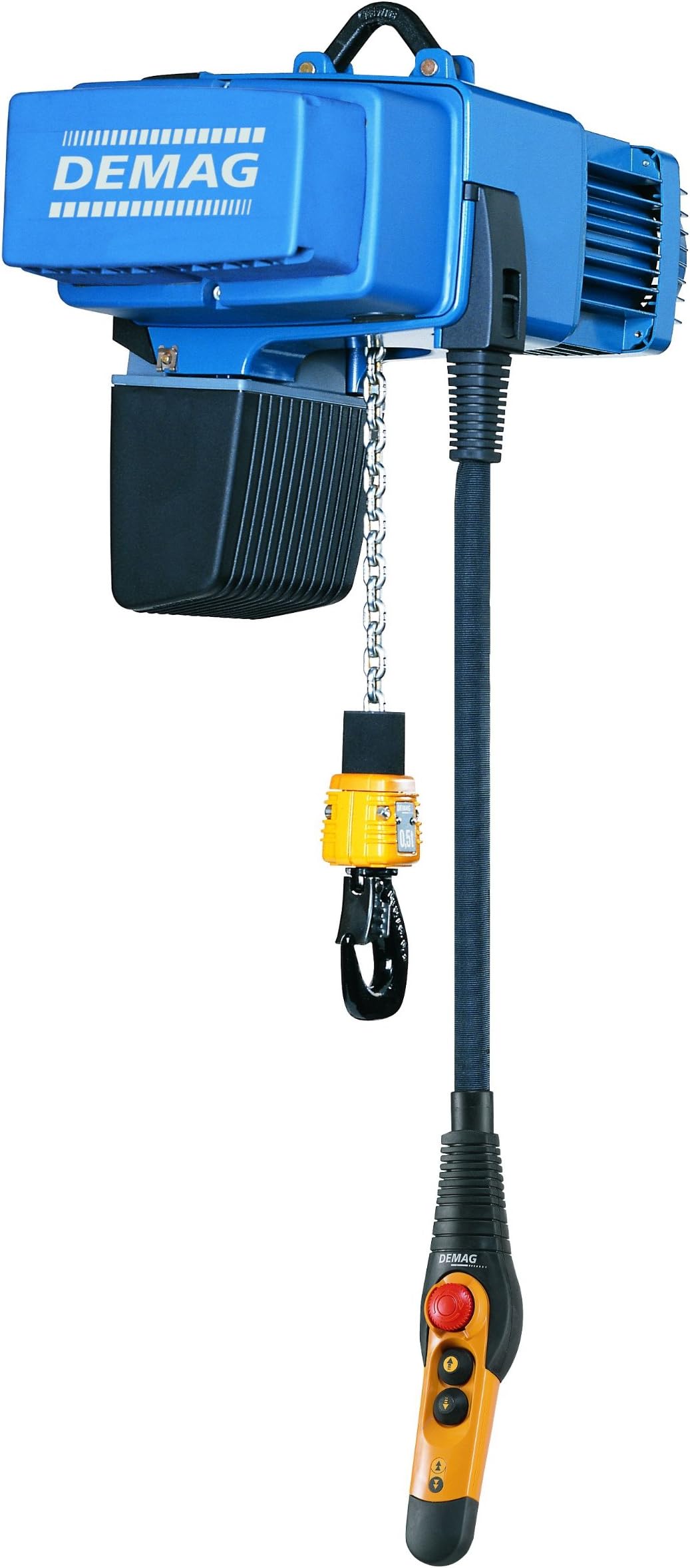 Demag 93256946 Variable Speed Electric Chain Hoist, 1100 lbs Capacity, 26' Lift Height, 0-26 FPM Lift Speed