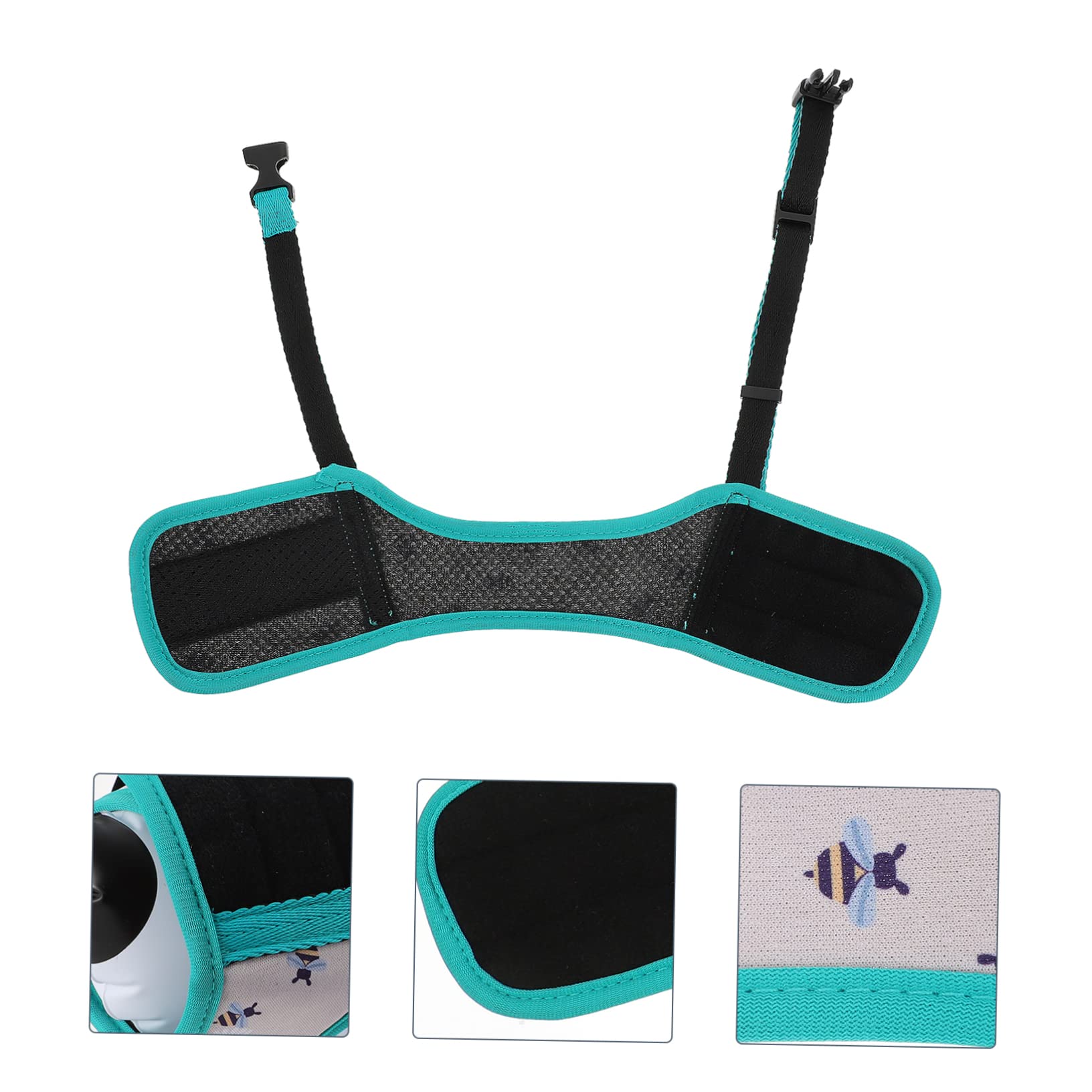 Happyyami Dog Muzzle Polyester Pet Muzzle for Chewing Barking Control Adjustable Guard