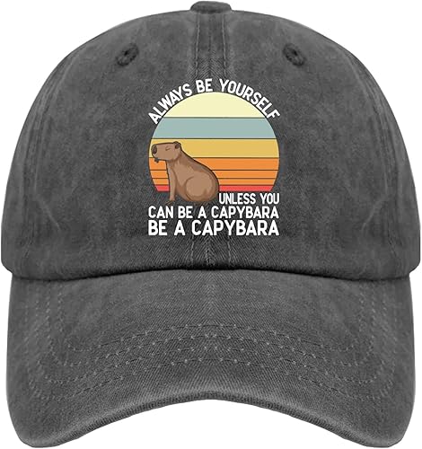 devor Gorra de béisbol Respect The Capybaras Funny Capibaras Capibaras, gorras gráficas para hombre