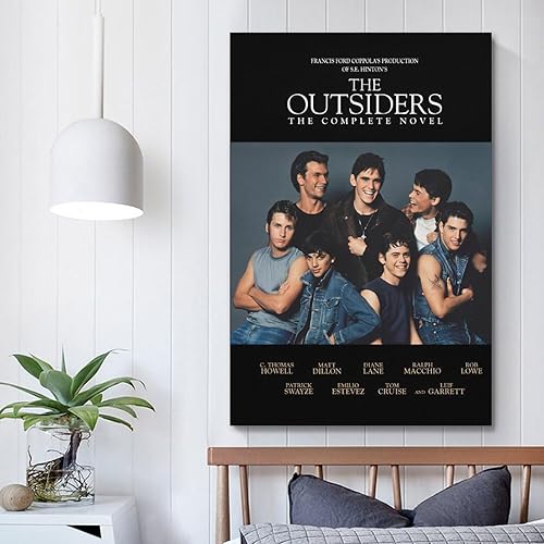 Miniatura 5 de SHOKHI Póster de película The Outsiders, póster retro para adolescentes y adolescentes, póster retro, pintura decorativa, pósteres de pared e