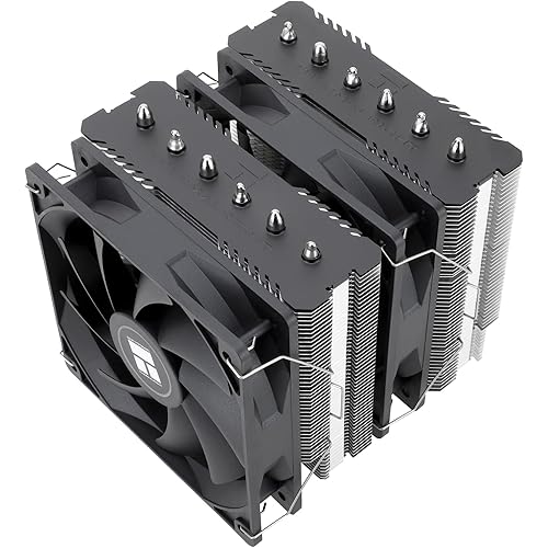 Thermalright Peerless Assassin 120 SE CPU Cooler, 6 Heat Pipes with Dual Towers, Dual 120mm CPU Fans, 1550rpm±10%, No LED, for Intel LGA1700/1200/115x/1851; AM4/AM5