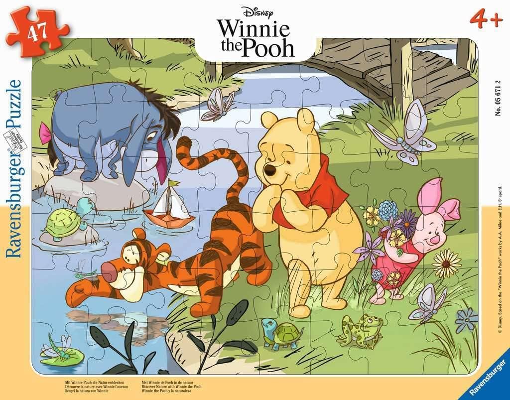 Ravensburger Kinderpuzzle 05671 - Mit Winnie Puuh die Natur entdecken