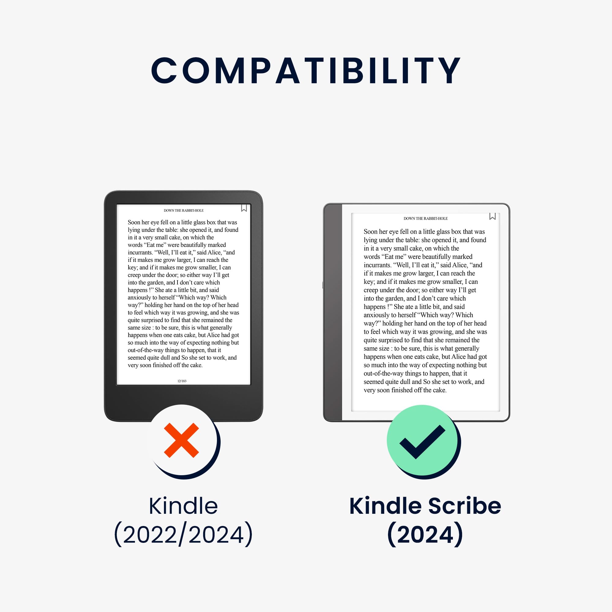 kwmobile Etui kompatybilne z Amazon Kindle Scribe (2024) pokrowiec - etui na czytnik e-booków - szary magnolie