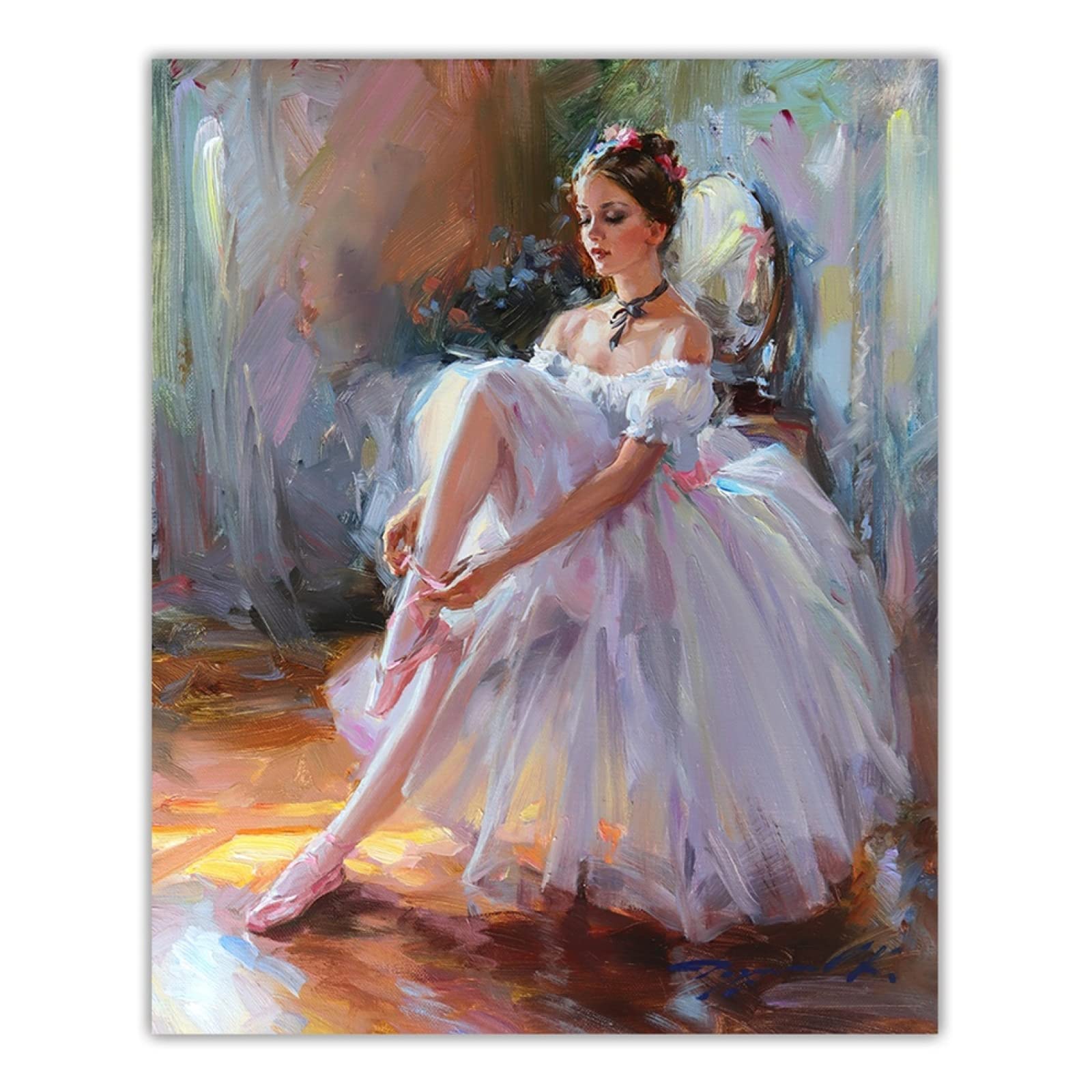 コンスタンチン ラズモフ ロシアの午後 油絵 油彩画 60㎝×90㎝