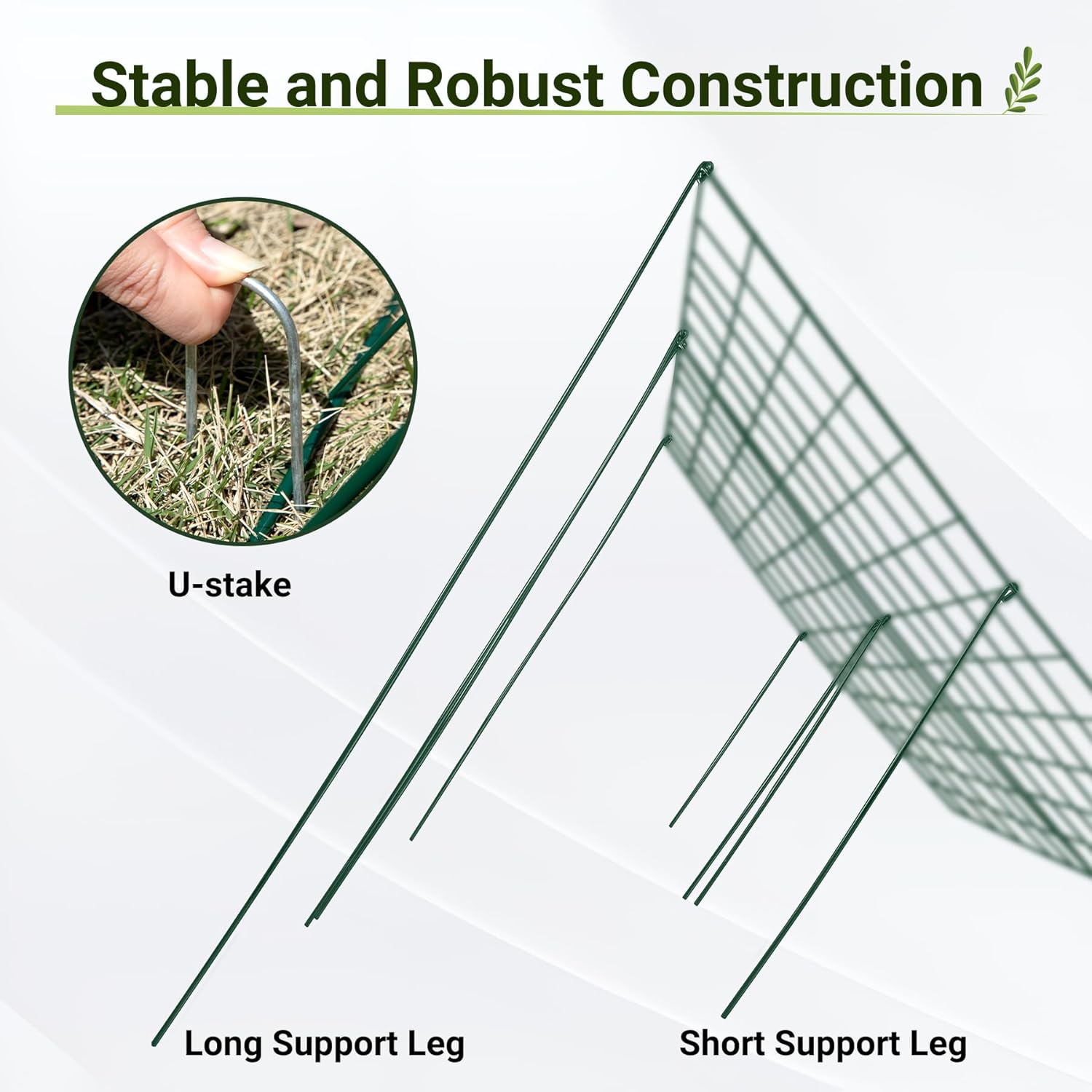 Cucumber Trellis for Garden - 2 Pack, 48" L x 24" W Garden Trellis for Climbing Plants Outdoor with Support Structures, A Frame Trellis for Climbing Vegetables Peas, Vine, Bean
