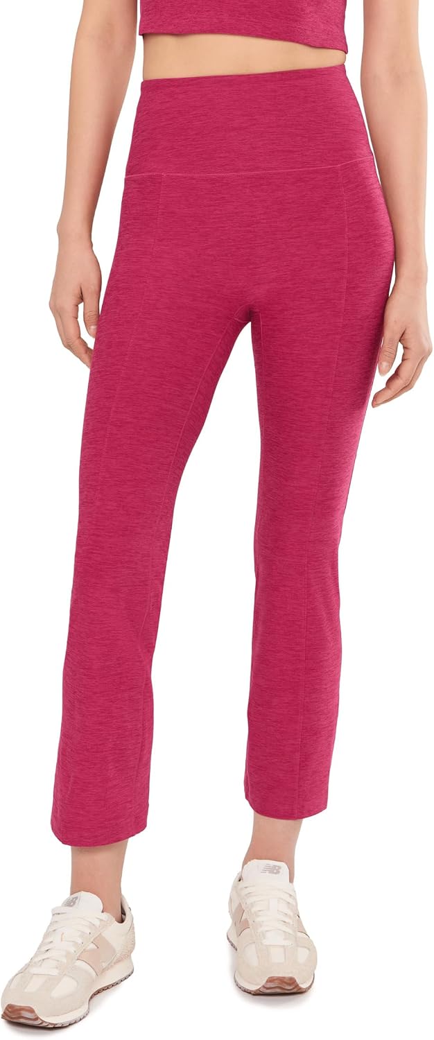 Beyond Yoga Women's Pintuck Kick Flare High Waisted Pant