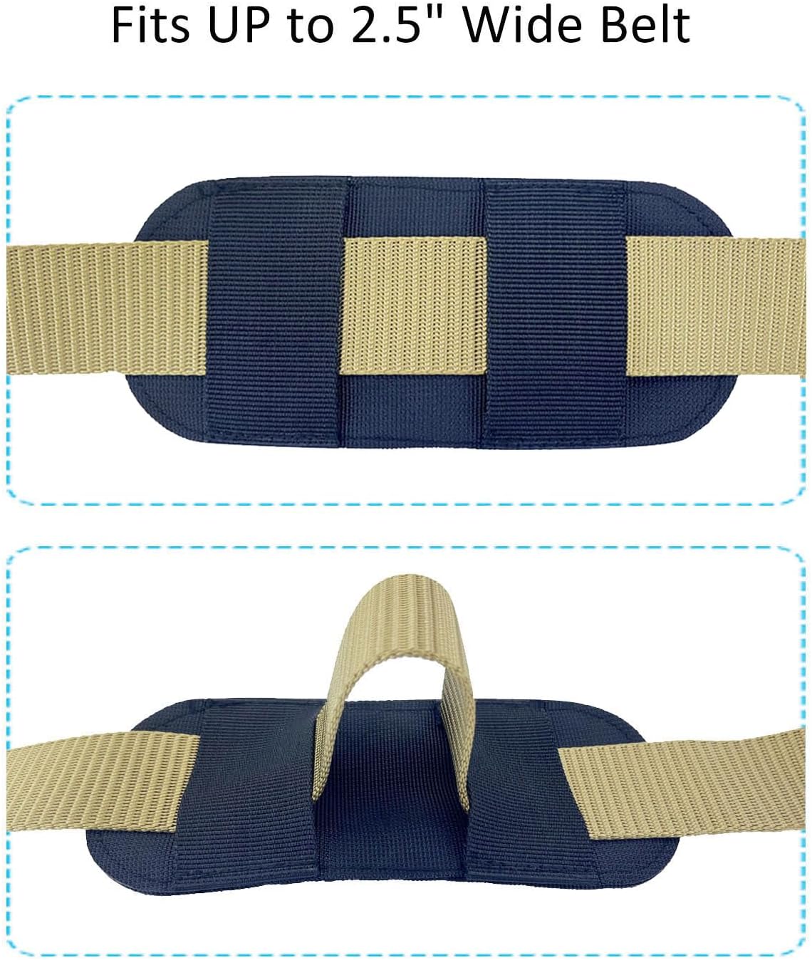 2 Pack 12 Rounds Ammo Loop Belt Slide Cartridge Holder Shotgun Shell Holder Bullets Rifle Pistol Ammunition Carrier for 308Win .300Win Mag .338 30-06 45-70 .44 .45 .460 7.62x54 .410 - Image 7