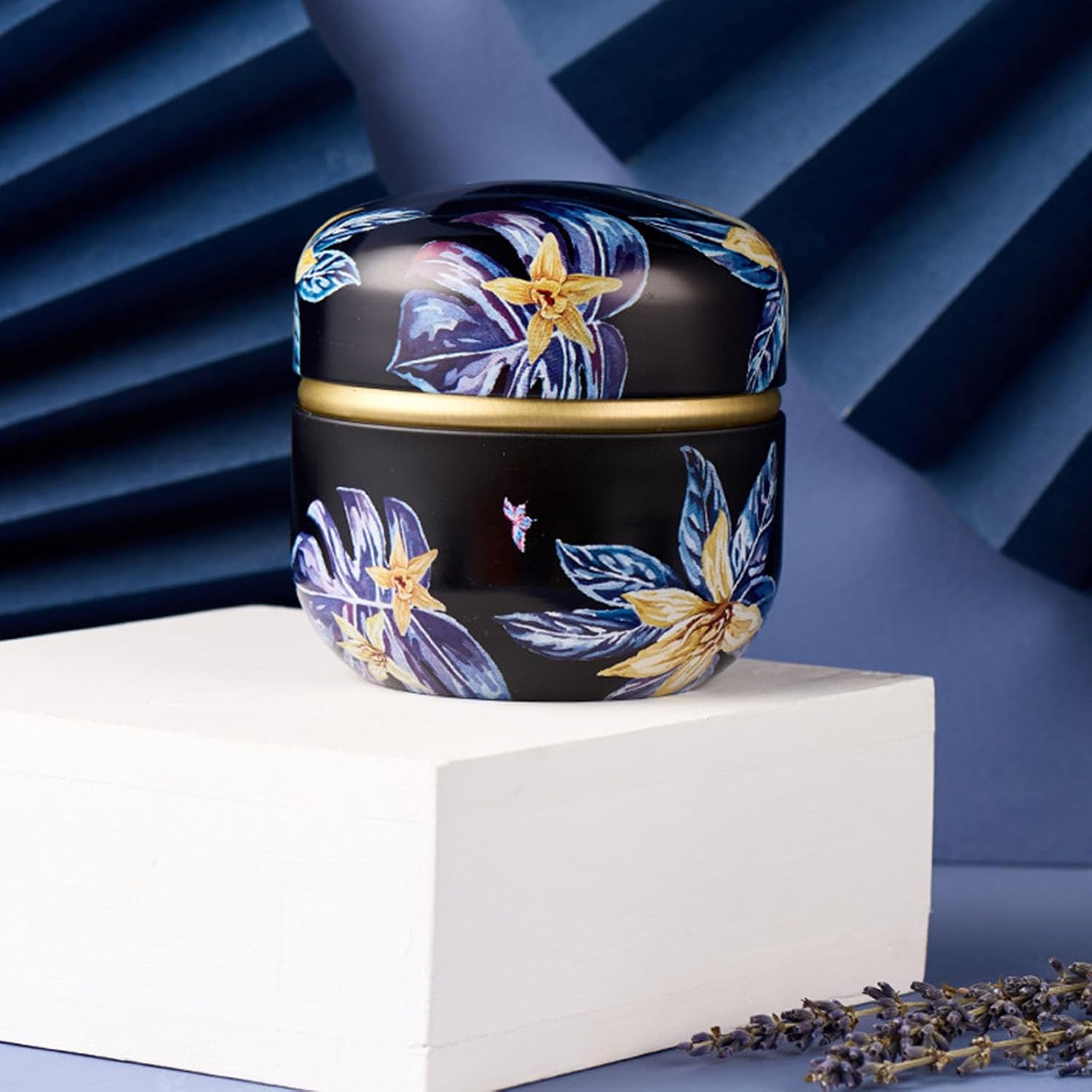 Small Tin Tin Storage Tin Storage Box for Tea Candy Snacks Coffee
