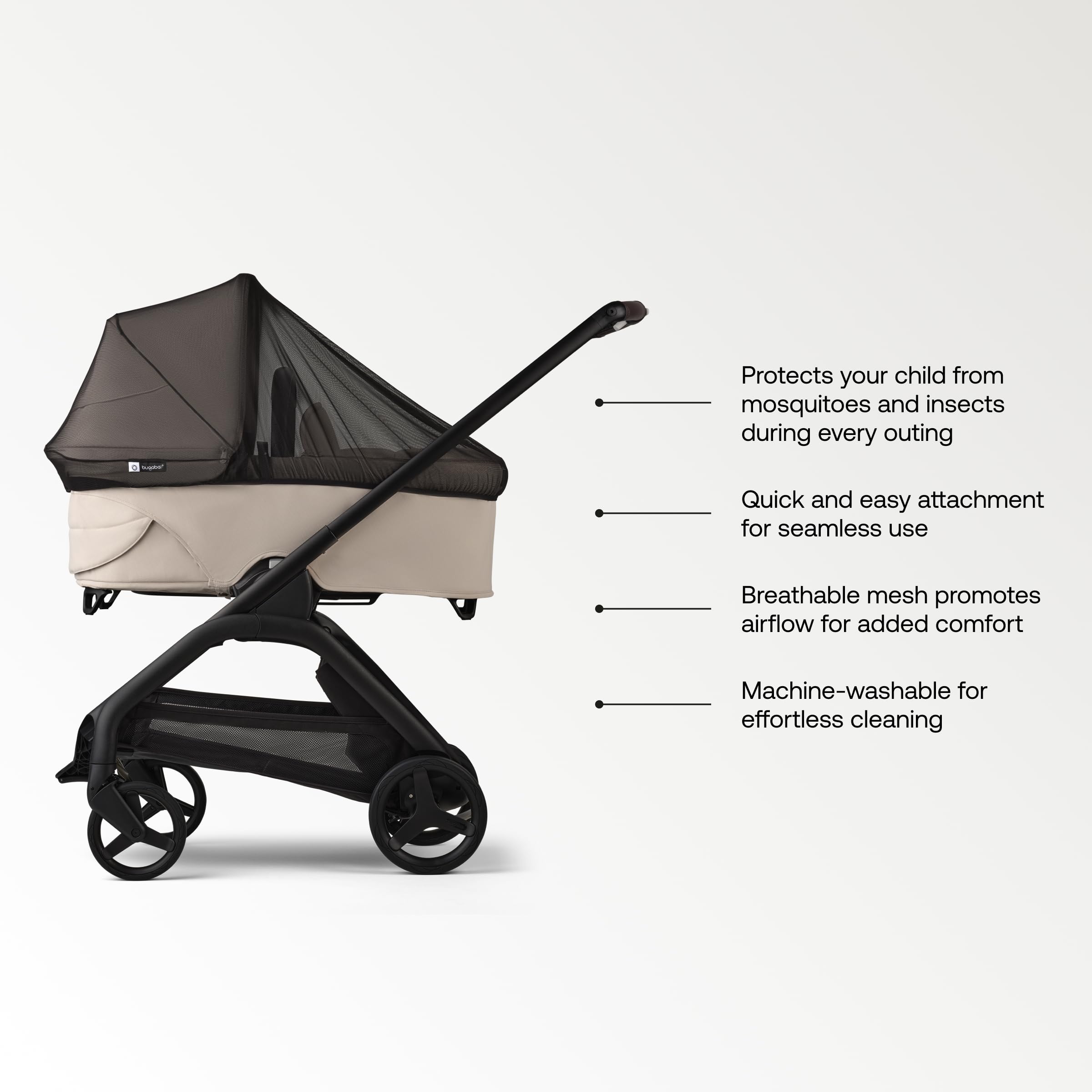 Bugaboo Moustiquaire pour Poussette Butterfly et Dragonfly