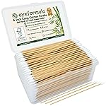 Eyxformula 500 PCS 6 Inch Long Pointed Cotton Swabs for Gun Cleaning, FSC Certified Bamboo Sticks with Precision Tips for Firearms, Electronics, Crafts & Makeup