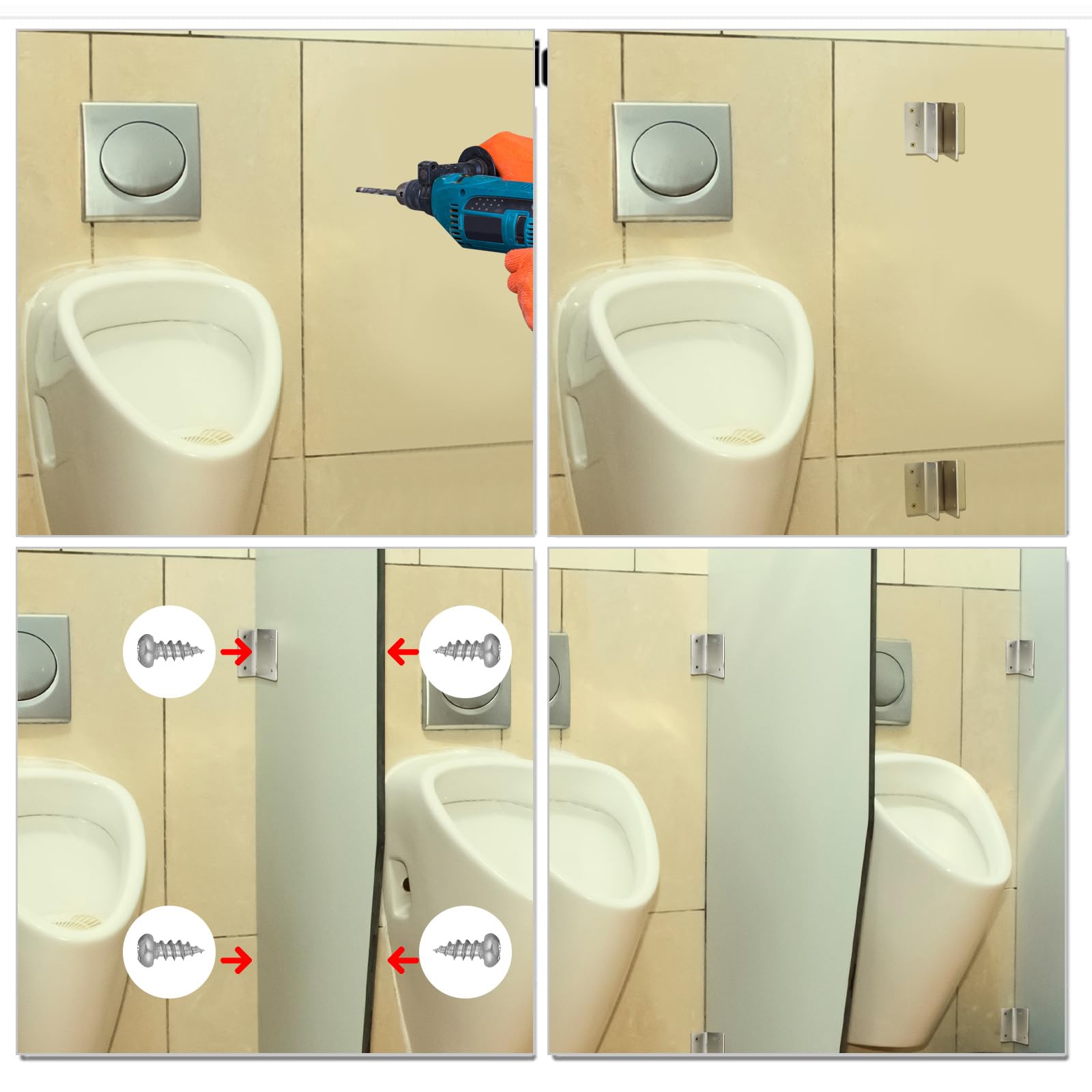 Urinal Screens & Partitions - Blulu -3 Urinal Screens & Partitions - Blulu -3