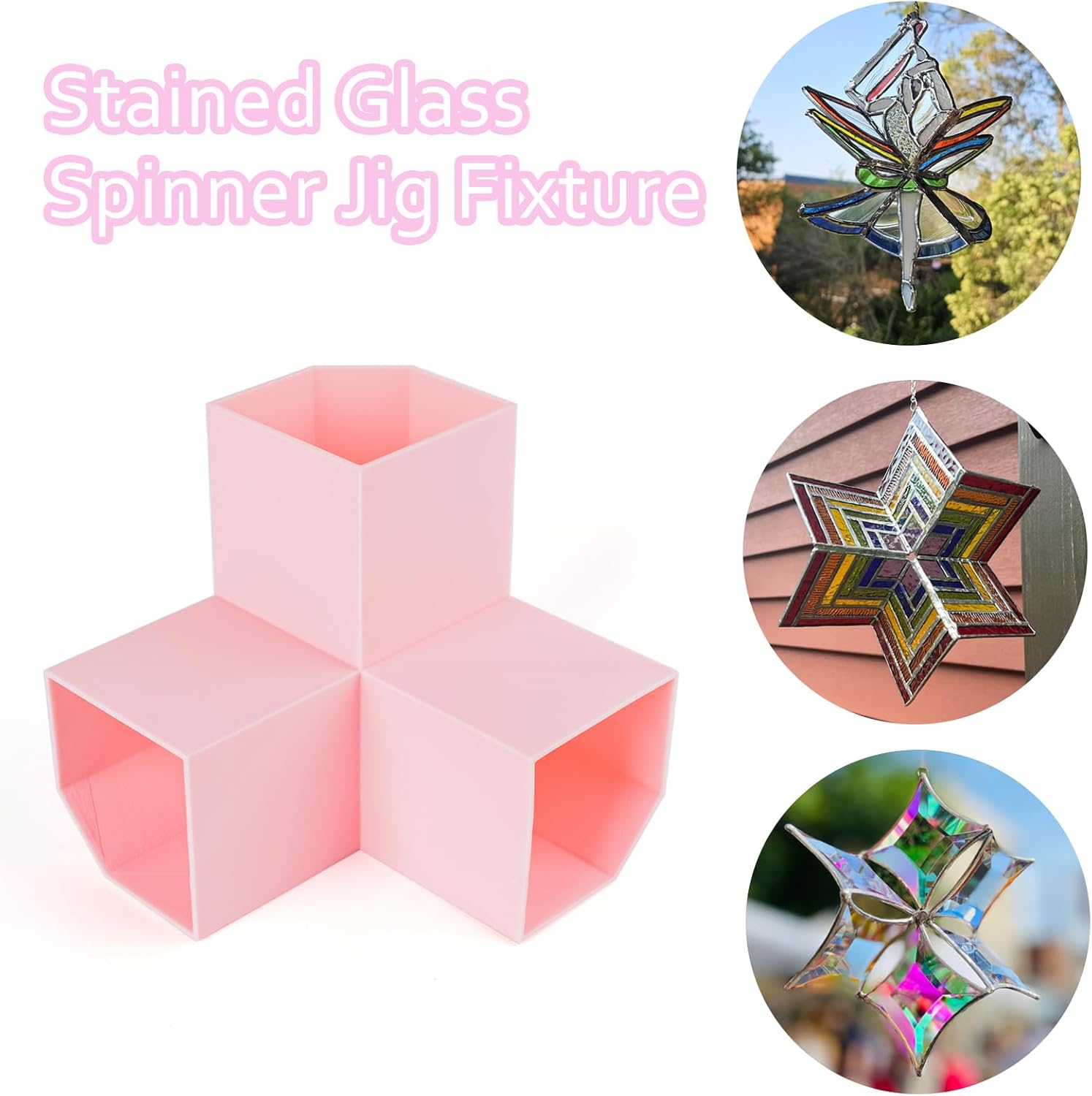 Stained Glass Spinner Jig Fixture, 3inch Molds for Stained Glass Making