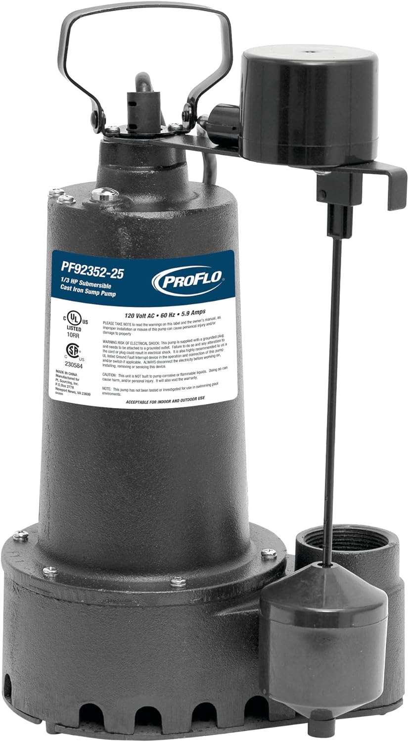 PROFLO PF9235225 Cast Iron Sump Pump - N/A