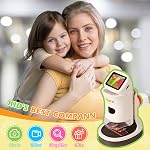 Handheld Digital Microscope for Kids, 1000X, 4K, 2'' LCD Screen | Educational microscope kit for ages 8-12; 6 LED lights, slides, 32GB card, photo/video capture, and a gift for kids.