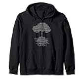 Funny Binary Tree Computer Coding Programmer Men Women Gifts Zip Hoodie