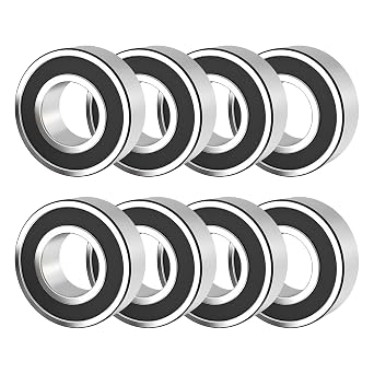 8-Pack 116-0720 Spindle Bearings, Ball Bearings, Compatible with 104-6325, 251-257, 104-3096, 251-339, 251-342, 251-82, 99-7162, High-Temperature Grease Bearings