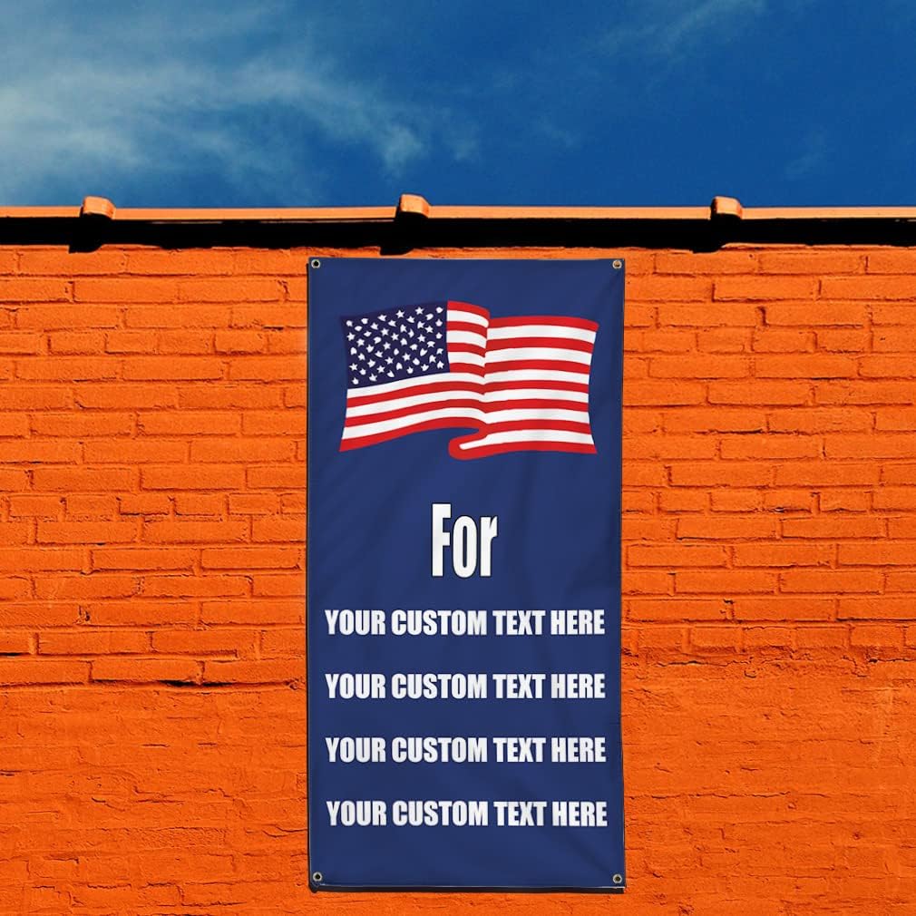 Custom Vertical Vinyl Banner Multiple Sizes For Student Council Elect Vote Election Political Outdoor Weatherproof Industrial Yard Signs 4 Grommets 36x24Inches