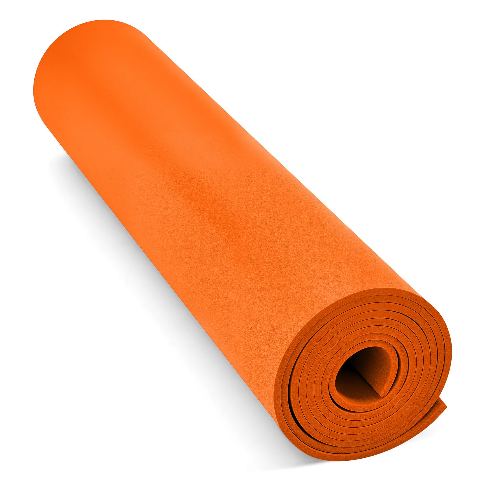 Do²ping Orange EVA Foam Sheets, 3mm Craft Foam Sheets, 49''x13.5'' with High Density 86kg/m3 for Cosplay Costume DIY Project (3mm Orange) — image 1