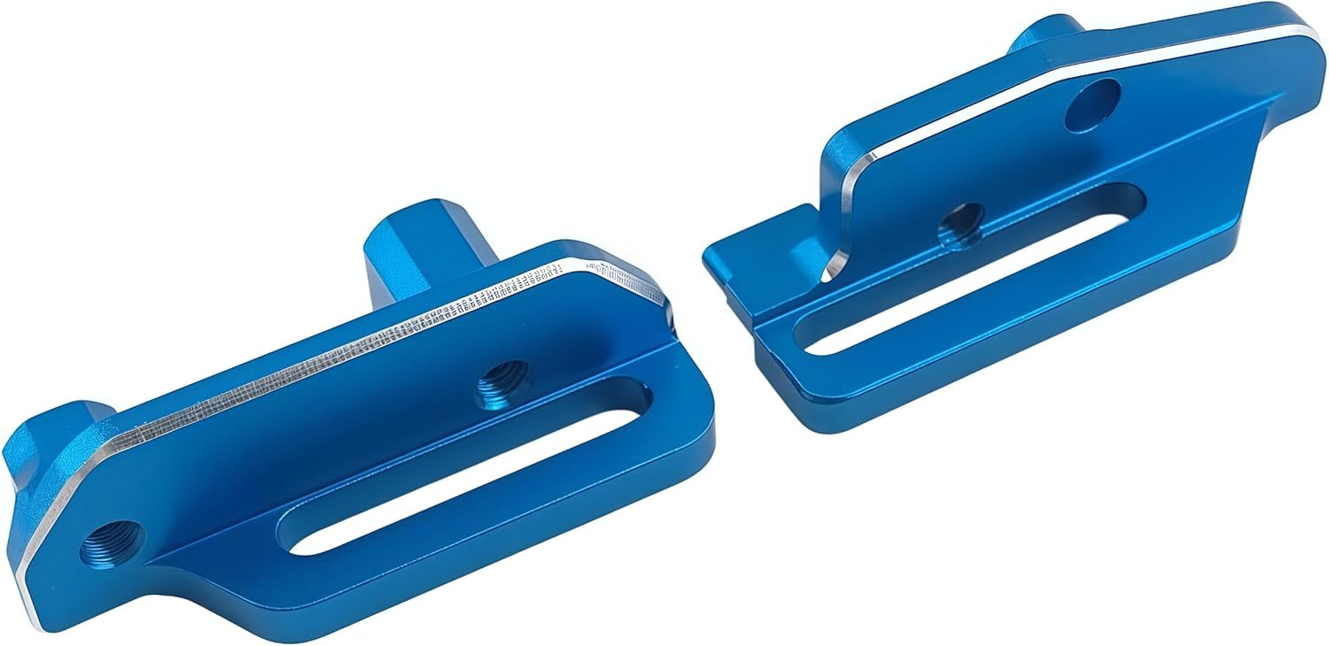 Aluminum Alloy Battery Fixed Seat #8327 RC Upgrade Parts for 1/10 4-TEC Drift Ford Mustang Rear Wheel Drive ON-Road Drift CAR-105237-4 RC Car (Blue)