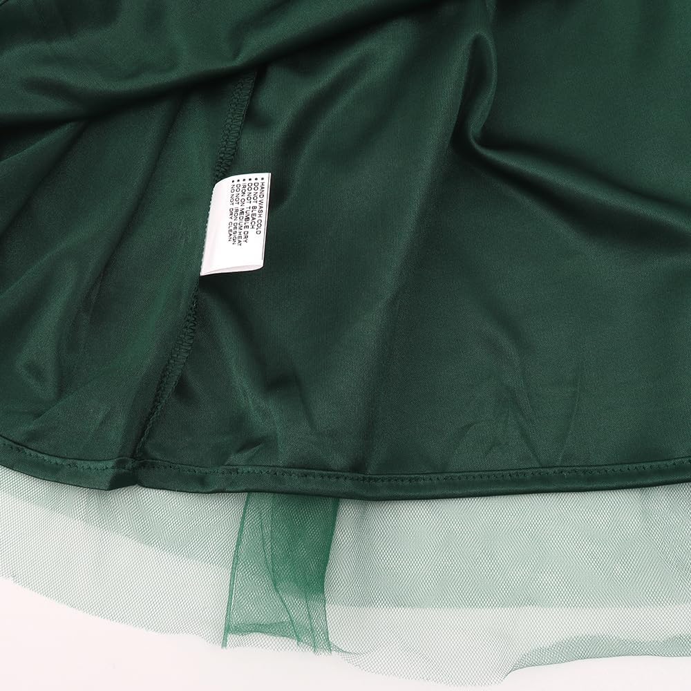 Noomelfish Girls Sequin Velvet Tutu Dress Toddler Tulle Sparkly Long Sleeve Fall Winter Party Dresses (3-8 Years) - Image 6