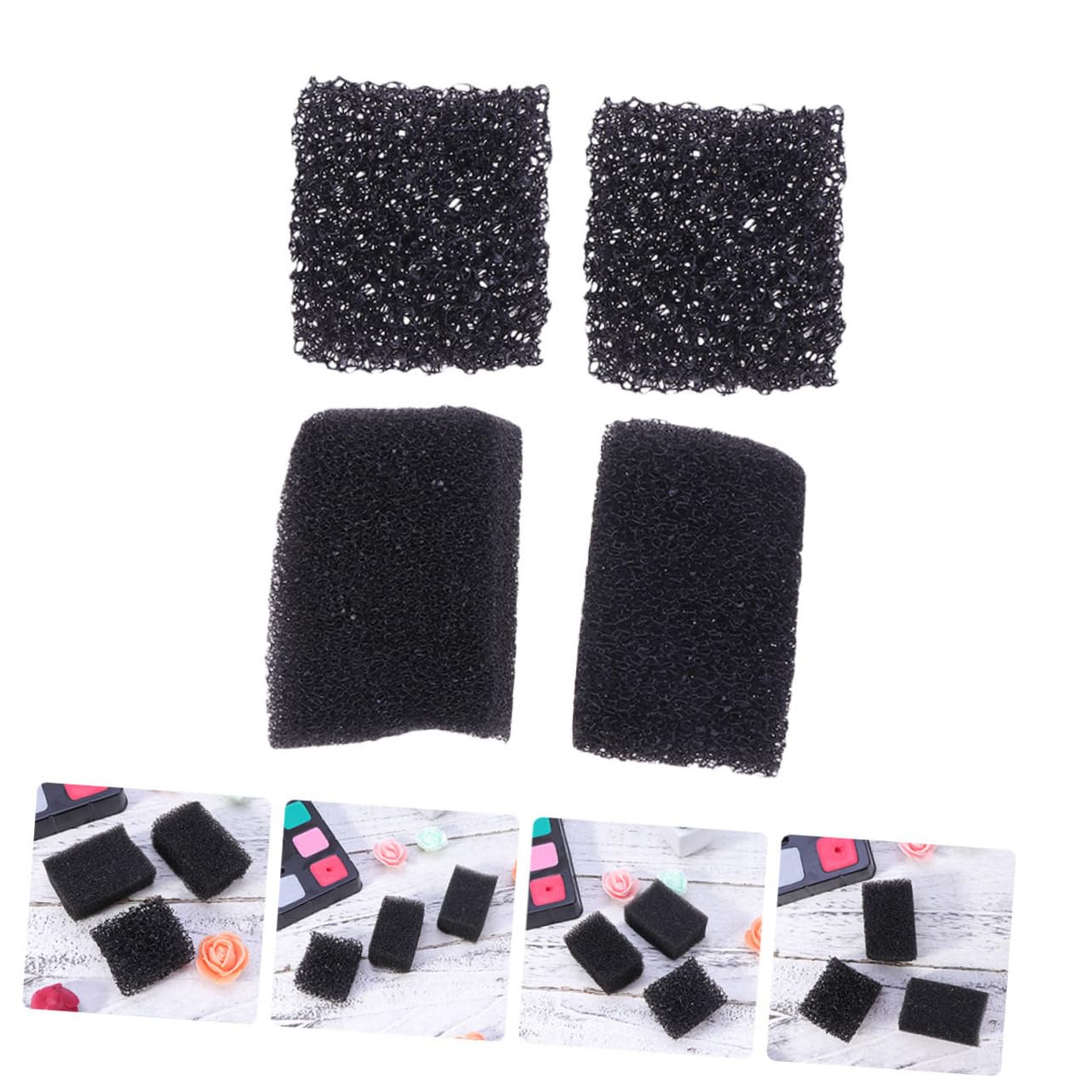 FRCOLOR 32 Stk Schwamm mit Spezialeffekt make up sponge makeup sponge Transition color sponge Bulk-Make-up Narbenschwamm Make-up-Tupfenschwamm spezielle Make-up-Versorgung Baumwolle Black