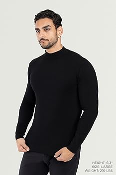 RUFFLOG ラフロッグ MOCK NECK SWEAT BLACK 人気のモックネック – RUFFLOG